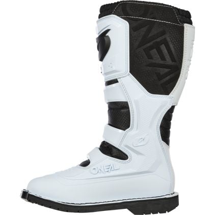 O'NEAL Rider Pro 2 White Motocross Boots - Chromeburner