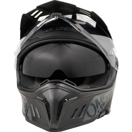O'NEAL Sierra RS Black Full Face Adventure Helmet - Chromeburner