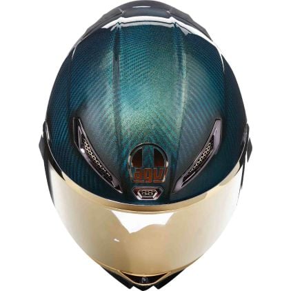 AGV Pista GP RR Acqua Carbon Full Face Helmet - Chromeburner