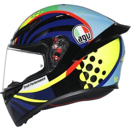 AGV K1 フルフェイスヘルメット WINTER TEST AGV K1 S Rossi Winter Test 2020 Full Face Helmet - Chromeburner