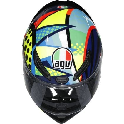 AGV K1 フルフェイスヘルメット WINTER TEST　sサイズ AGV K1 S Rossi Winter Test 2020 Full Face Helmet - Chromeburner
