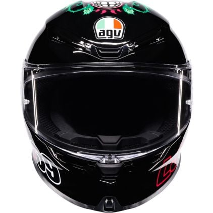 AGV K6 S Salom Tribute Helmet - Chromeburner