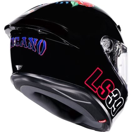 AGV K6 S Salom Tribute Helmet - Chromeburner