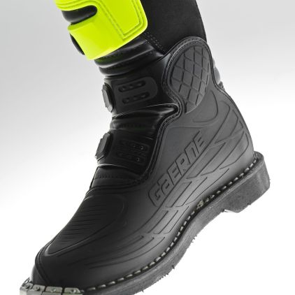 Gaerne SGJ Youth Black Yellow Motocross Boots - Chromeburner