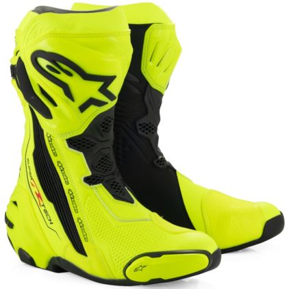 Alpinestars Supertech R Yellow Fluo Black Motorcycle Boots