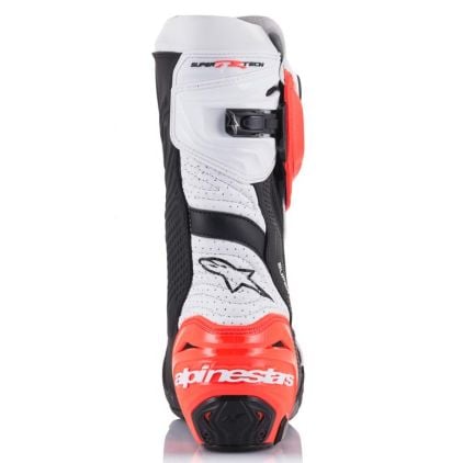 Alpinestars Supertech R Vented 2021 Black White Red Fluo
