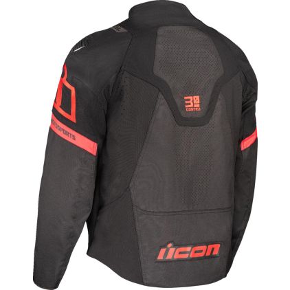 Icon Contra 3 Hero perforated Motorcycle Textile Jacket - Chromeburner