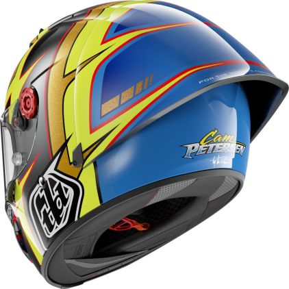 セキュリティ・セーフティ Shark Race-R Pro GP Replica SHARK Race-R Pro Gp 06 Replica Cam Petersen Anthracite Yellow Blue