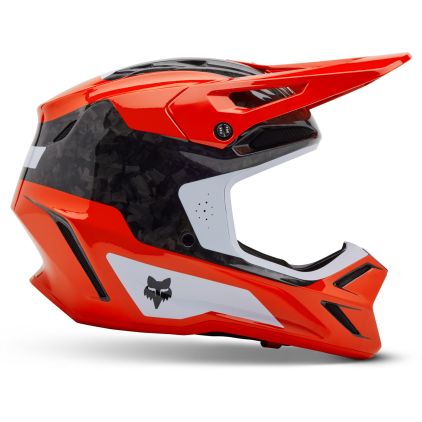 FOX V3 パイロット　オフロード　ヘルメット FOX V3 RS Infinite MIPS Red Motocross Helmet - Chromeburner