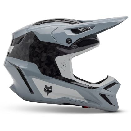 FOX V3 RS Infinite MIPS Grey Motocross Helmet - Chromeburner