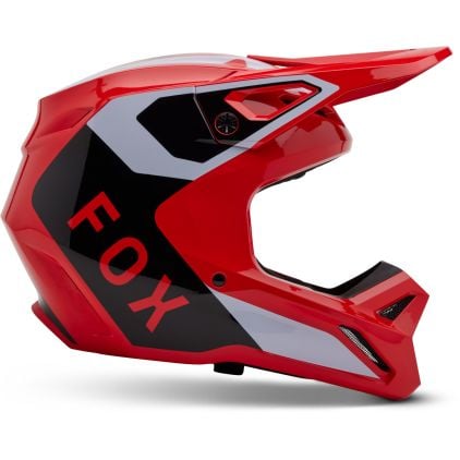 FOX V1 Lean MIPS Red Motocross Helmet - Chromeburner