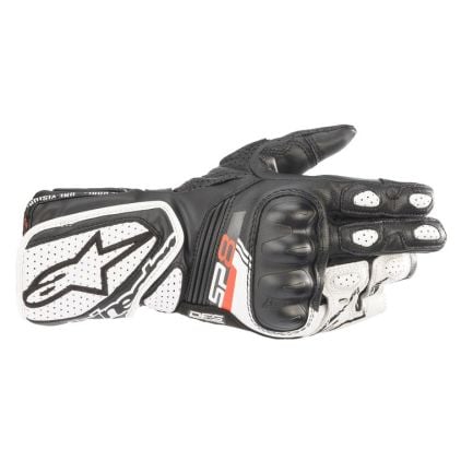 GUANTES ALPINESTARS SP-8 V3 NEGRO/BLANCO/ROJO