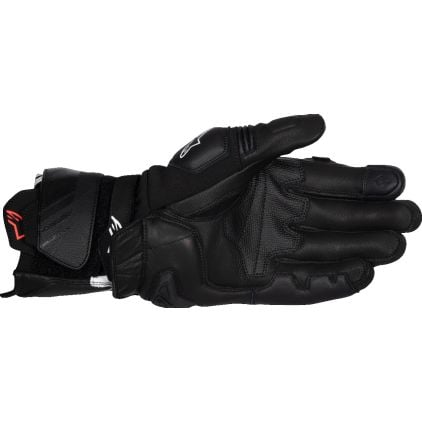 Alpinestars GP Plus R V3 Black White Leather Motorcycle Gloves