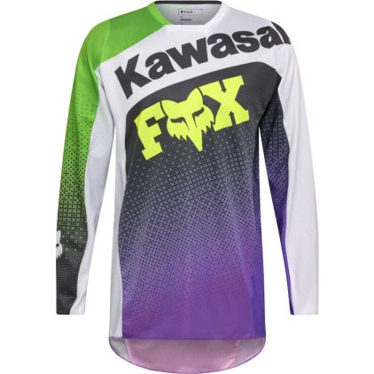 FOX 180 Kawasaki Motocross Jersey - Chromeburner