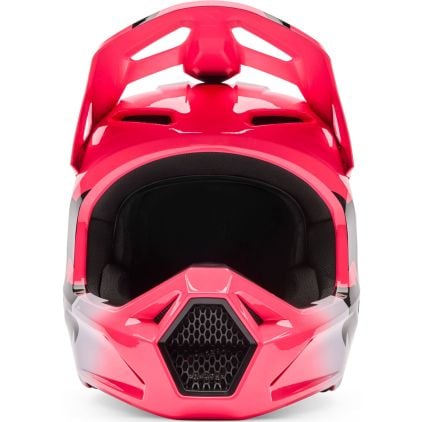 FOX V1 Youth Shield Rose Casque Motocross Enfant - Chromeburner