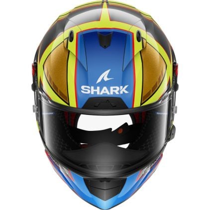 セキュリティ・セーフティ Shark Race-R Pro GP Replica SHARK Race-R Pro Gp 06 Replica Cam Petersen Anthracite Yellow Blue