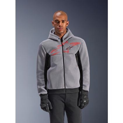 Alpinestars Chrome Superairflow Motorcycle Zip Hoodie - Chromeburner