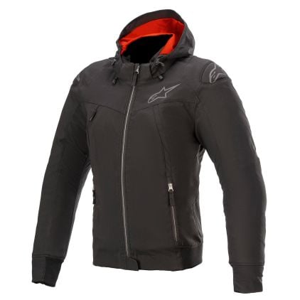Alpinestars Sektor V2 Tech Black Motorcycle Hoodie - Chromeburner