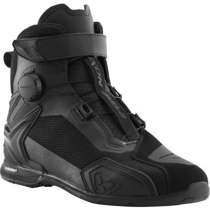 Ixon Bull 2 Air Black Motorcycle Shoes - Chromeburner