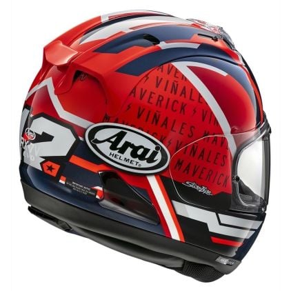 Arai RX-7V EVO Maverick Viñales Full Face Helmet - Chromeburner