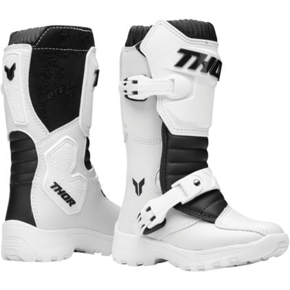 Thor Mini Blitz Xr Youth Motocross Boots - Chromeburner