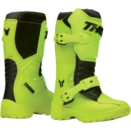 Thor Mini Blitz Xr Youth Motocross Boots - Chromeburner