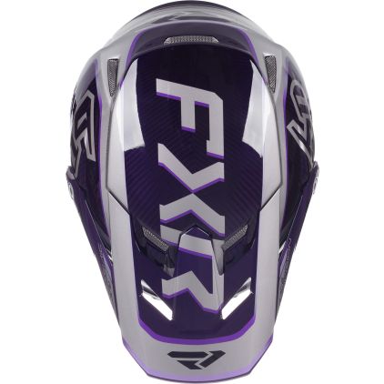 FXR 6D ATR-3 FIM Carbon Motocross Helmet - Chromeburner