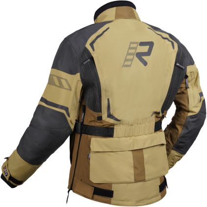 ウェア Rusuke Rukka Ventu-R Khaki Brown Waterproof Motorcycle Textile Jacket