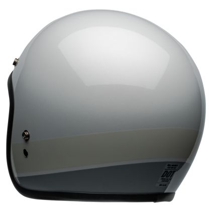 Bell Custom 500 Silver Flake Jet Helmet - Chromeburner