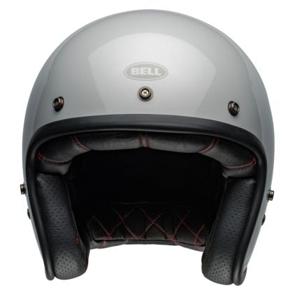 Bell Custom 500 Silver Flake Jet Helmet - Chromeburner
