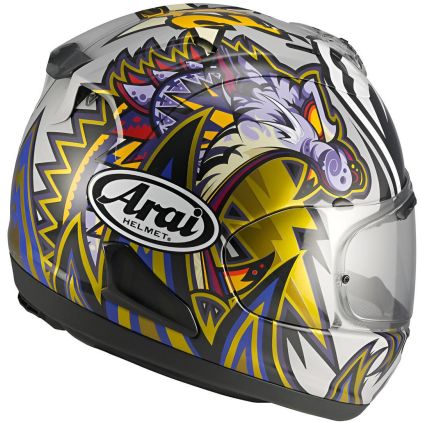 Arai RX-7V Evo Nakasuga 4 Full Face Helmet - Chromeburner