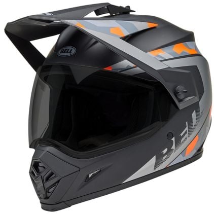 Bell MX-9 Adventure MIPS Enduro Grey Orange Full Face Adventure