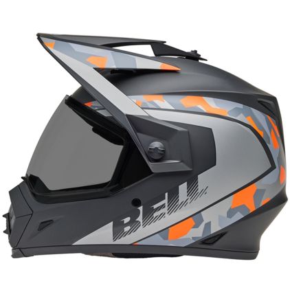 Bell MX-9 Adventure MIPS Enduro Grey Orange Full Face Adventure