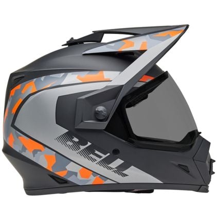 Bell MX-9 Adventure MIPS Enduro Grey Orange Full Face Adventure