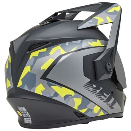 Bell MX-9 Adventure MIPS Enduro Grey Yellow Full Face Adventure