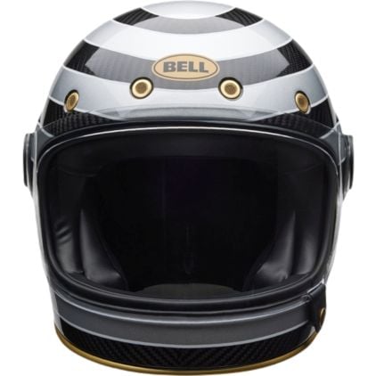 Bell Bullitt GT Carbon RSD Silver Full Face Helmet - Chromeburner