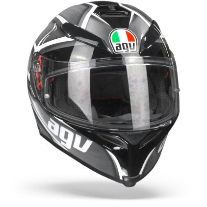 AGV K5 S Tempest Black Silver Full Face Helmet