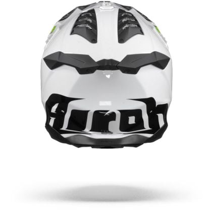 Airoh Aviator 3 White Motocross Helmet - Chromeburner
