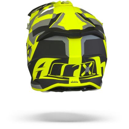 Airoh Striker XXX Flat Yellow Motocross Helmet - Chromeburner