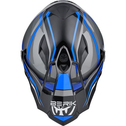 Berik MX313 Volstom Adventure Pro Enduro Helmet - Chromeburner