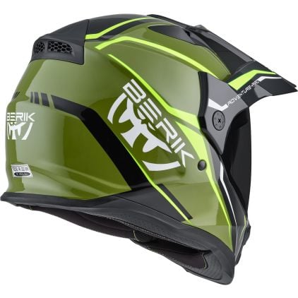Berik MX313 Volstom Adventure Pro Enduro Helmet - Chromeburner