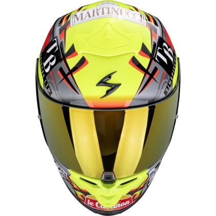 Scorpion EXO-R1 Evo II Air Aron Misano Full-Face Helmet - Chromeburner