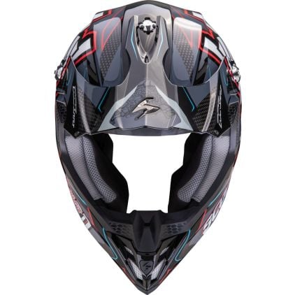 Scorpion VX-16 Evo Air Rok Motocross Helmet - Chromeburner