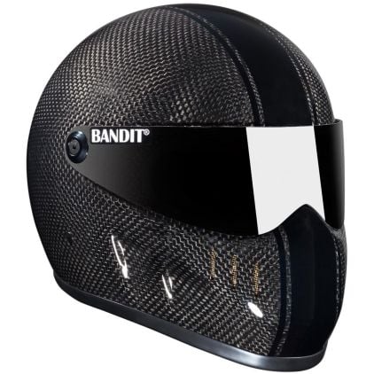 Bandit XXR Carbon Race Motorcycle Helmet - Chromeburner