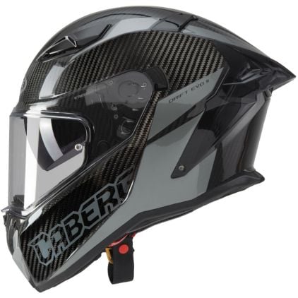 caberg carbon fiber helmet Flyon II Special Edition 12K (FREE CABERG PREMIUM Singapore Racing World The visor quick release system allows for easy visor changes Full-Face Helmets | CABERG Helmets