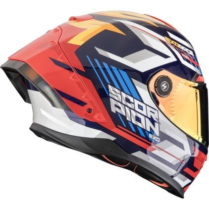 Scorpion EXO-Race Air Kobra Helmet - Chromeburner