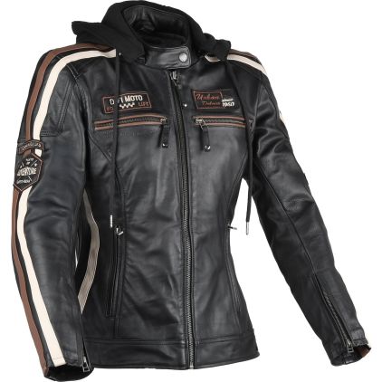 DIFI Jolene 3 Ladies Motorcycle Leather Jacket - Chromeburner