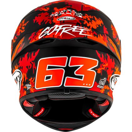 SUOMY S1-XR GP PECCO BAGNAIA レプリカ　XL Suomy S1-XR GP Bagnaia Replica 2025 Helmet - Chromeburner
