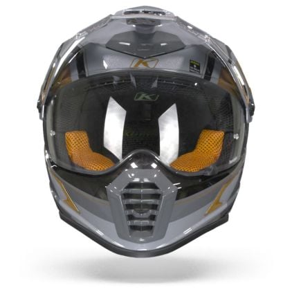 KLIM KRIOS PRO RALLY METALLIC BRONZE ADVENTURE HELMET - Chromeburner