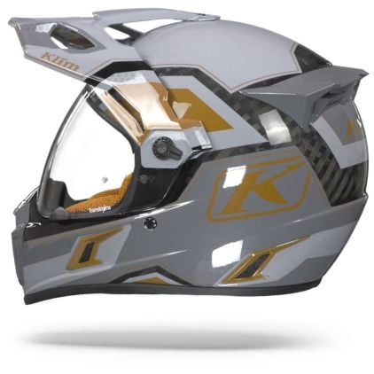 KLIM KRIOS PRO RALLY METALLIC BRONZE ADVENTURE HELMET - Chromeburner